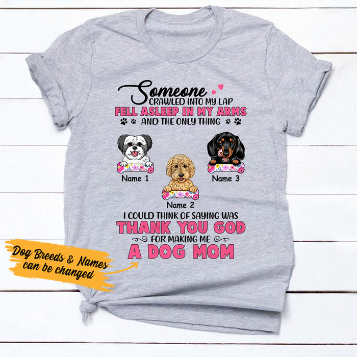 Personalized Dog Mom T Shirt MR112 26O36 1