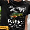 Personalized Dad Grandpa Fishing French Grand-père T Shirt MR313 95O36 1