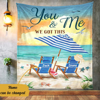 Personalized We Got This Fleece Blanket JN262 73O57 thumb 1