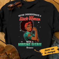 Personalized BWA Nurse Proud T Shirt JL251 27O47 thumb 1
