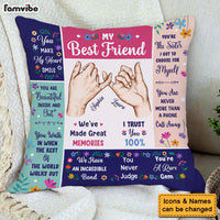 Personalized Gift For Friends My Forever Friend Pillow 31263 thumb 1