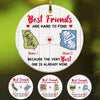 Personalized Best Friends Long Distance  Ornament SB2433 30O47 1