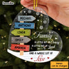 Personalized Gift For Family A Whole Lot Of Love 2 Layered Mix Ornament 30205 1