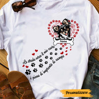 Personalized Dog Road To My Heart Italian Cane Cagna T Shirt AP1310 95O47 thumb 1