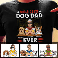 Personalized Dog Dad T Shirt MR223 26O60 thumb 1