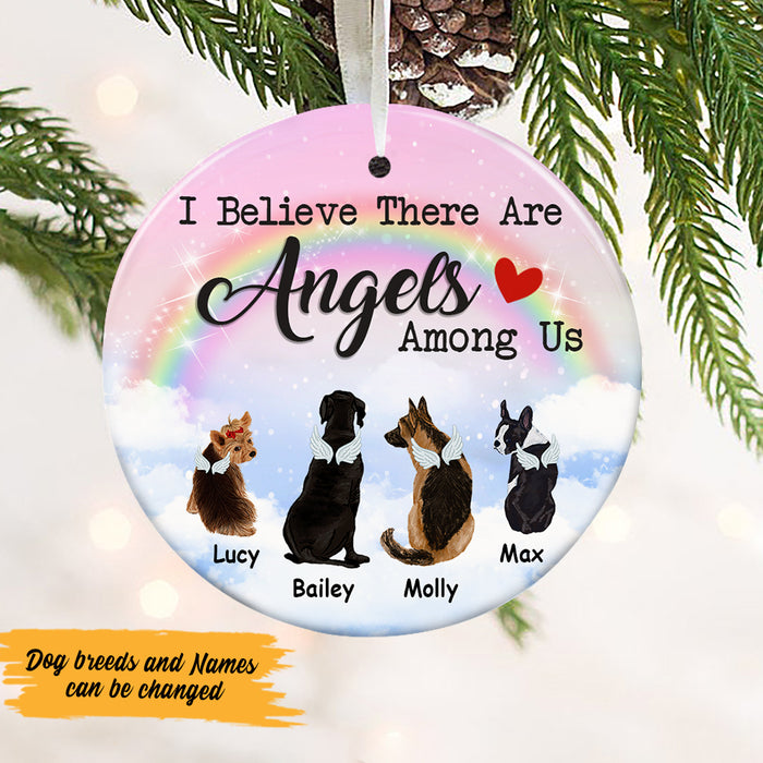 Personalized Angels Among Us Dog Memorial Ornament OB302 85O47 1