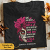 Personalized Skull Girl Breast Cancer She Has Been Through Hell T Shirt AG261 73O58 1