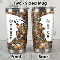 Personalized Hunting Couple I Choose You Steel Tumbler  DB293 87O60 thumb 1