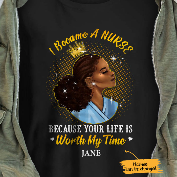 Personalized I Become A Nurse BWA T Shirt JL243 28O65 1
