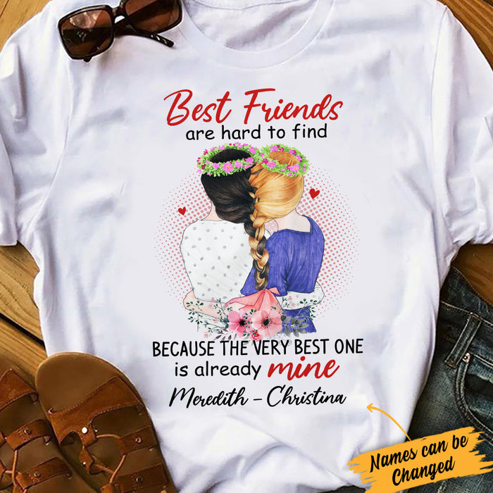 Personalized Girl Friends The Very Best One T Shirt AG61 26O34 1