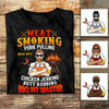 Personalized Dad Grill Meat Smoking BBQ T Shirt JL91 25O53 1