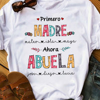 Personalized Grandma Abuela Spanish T Shirt AP264 30O58 thumb 1