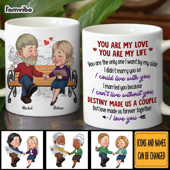 Personalized Couple Gift You Are My Love You Are My Life Mug 31269 1