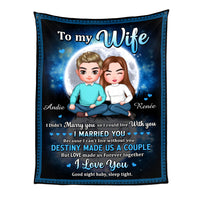 Personalized Gift For Wife Couple Forever Together Blanket 31088 thumb 1