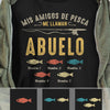 Personalized Fishing Dad Grandpa Spanish Abuelo Papá Pescar T Shirt MY52 81O34 1