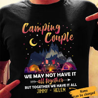 Personalized Camping Husband & Wife T Shirt JN173 95O65 thumb 1