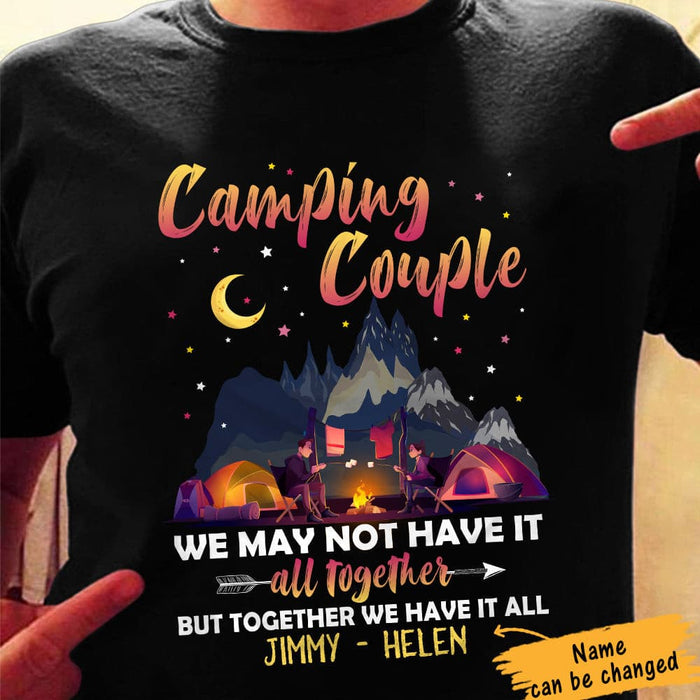 Personalized Camping Husband & Wife T Shirt JN173 95O65 1