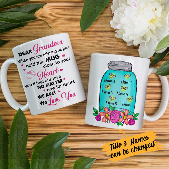 Personalized Mom Grandma Bee Bottle Mug MR112 65O34 1