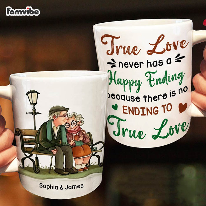 Personalized Couple Gift There Is No Ending To True Love Mug 31242 1