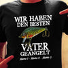 Personalized Dad Grandpa Fishing German Papa Opa Angeln  T Shirt MR312 95O36 1
