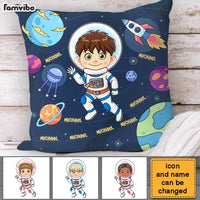 Personalized Gift For Grandson Astronaut Custom Name Pillow 30835 thumb 1