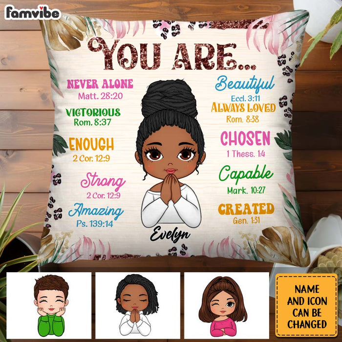 Personalized I Am Daughter Affirmation Pillow 30940 1