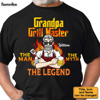 Personalized Gift For Grandpa Grill Master Shirt - Hoodie - Sweatshirt 27844 thumb 1