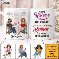 Personalized Gift For Couple French Our History Mug 30816 thumb 1
