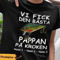 Personalized Dad Fishing Swedish Pappa Fiske T Shirt AP71 95O36 thumb 1
