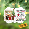Personalized Happy Christmas with my Dog Benelux Ornament NB91 99O34 1