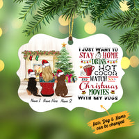 Personalized Happy Christmas with my Dog Benelux Ornament NB91 99O34 thumb 1