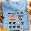 Personalized Mom Grandma Heart Spanish Mamá Abuela Corazón T Shirt AP1312 95O47 1