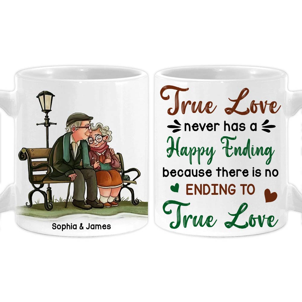 Personalized Couple Gift There Is No Ending To True Love Mug 31242 Primary Mockup
