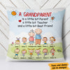 Personalized Grandma Grandpa A Little Bit Pillow AP272 95O47 (Insert Included) 1