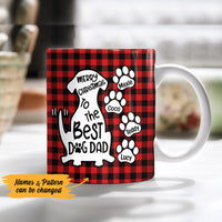 Personalized Best Dog Dad Christmas Mug OB162 85O53 thumb 1