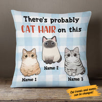 Personalized Cat Hair On This  Pillow NB301 85O58 (Insert Included) thumb 1