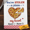 Personalized Pizza My Heart Couple Towel  DB182 67O58 1