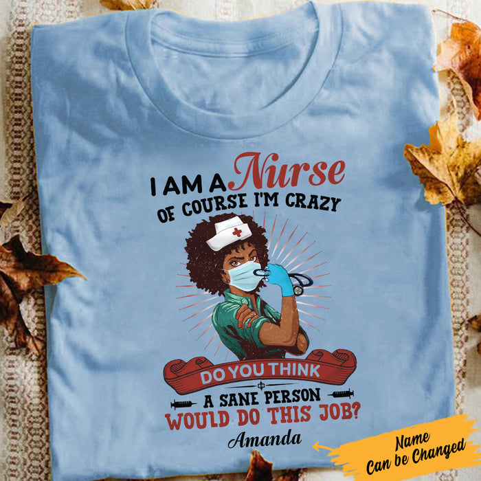 Personalized BWA Nurse Strong T Shirt JL232 27O57 1