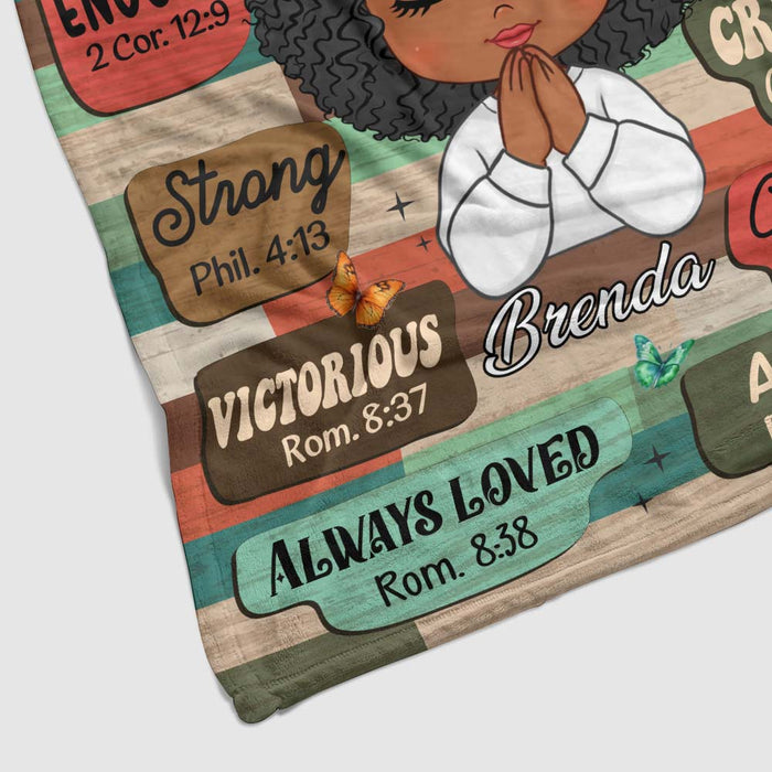 Personalized Gift For Daughter You Are Bible Verses Blanket 31458 1
