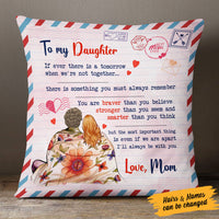 Personalized Mom Letter To Daughter Pillow FB21 65O53 (Insert Included) thumb 1