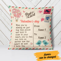 Personalized Love Letter Long Distance Couple Pillow DB81 65O60 (Insert Included) thumb 1