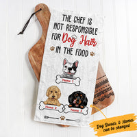 Personalized Dog Hair In The Food Kitchen Towel DB151 87O57 thumb 1
