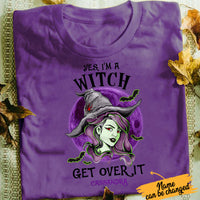 Personalized Halloween I'm A Witch White T Shirt JL163 95O65 thumb 1