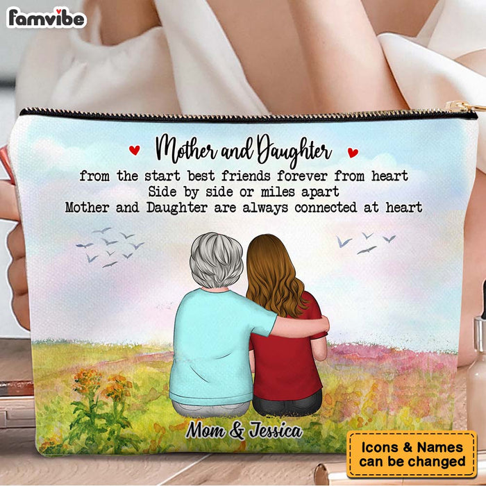 Personalized Gift For Mom Watercolor Background Cosmetic Bag 32211 1