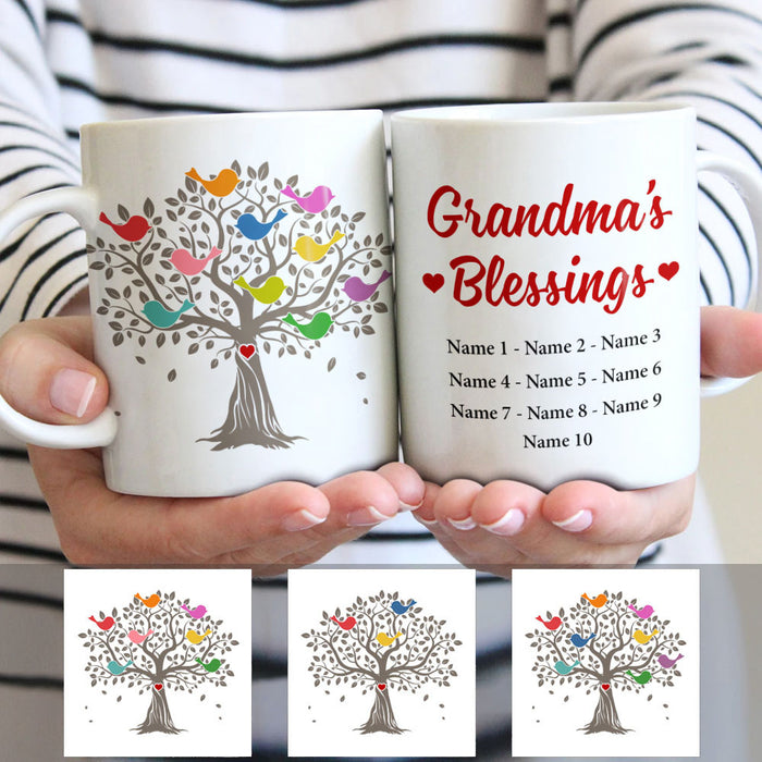 Personalized Grandma Blessing Tree Mug MR112 73O53 1