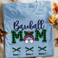 Personalized Baseball Mom Grandma T Shirt MR123 65O57 thumb 1