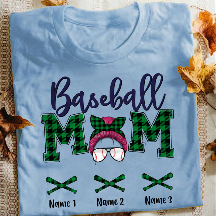 Personalized Baseball Mom Grandma T Shirt MR123 65O57 1