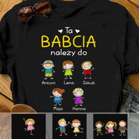 Personalized Grandma Grandpa Belongs Polish Babcia Dziadek T Shirt AP265 81O34 thumb 1