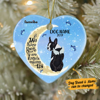 Personalized Dog Memo Heart Ornament AG182 85O36 thumb 1
