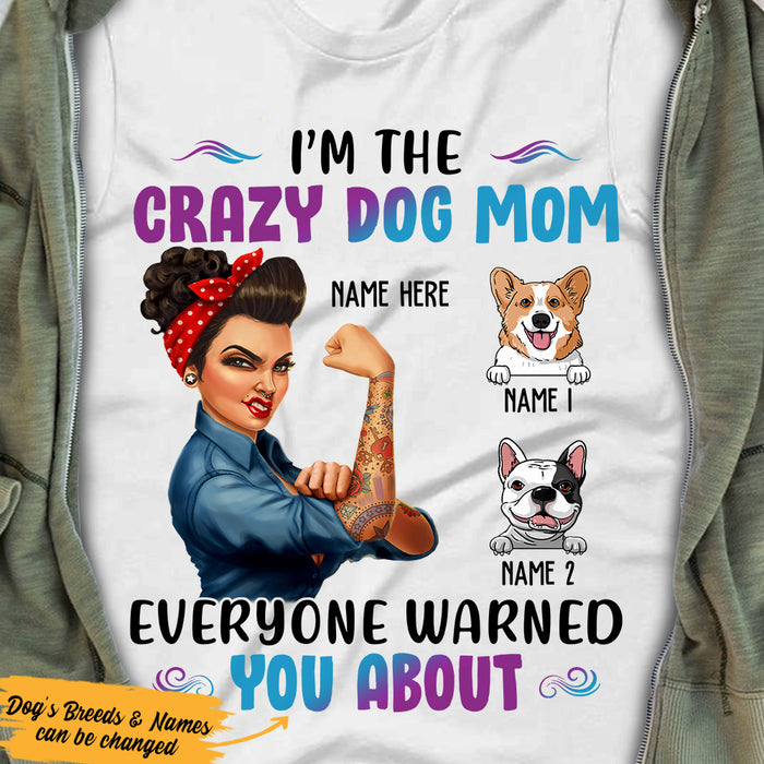 crazy dog mom shirt